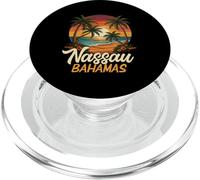 Nassau Bahamas Sunset Beach Vacaciones Viajes PopSockets PopGrip para MagSafe