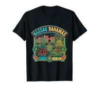 Nassau Bahamas Travel Souvenir City Monumento Turístico Regalo Camiseta