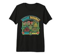 Nassau Bahamas Travel Souvenir City Monumento Turístico Regalo Camiseta Premium