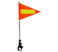 NASSMOSSE Bandera para Carrito de Golf, Bandera Go Cart, Seguridad telescópica Reflectante con ángulo Ajustable de liberación rápida, 40-155 cm