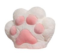 NASSMOSSE Cojín con Forma de Pata de Gato, Almohada calentadora de Manos Kawaii de Felpa, Almohada Multiusos con Forma de Pata de Gato para el hogar, Oficina y Coche
