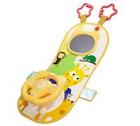 NASSMOSSE Juguetes para Asiento de Coche orientado hacia atrás, Volante para bebé con rotación de 360°, Espejo, música, Luces y Sonidos de conducción, Volante para niños a Partir de 12 Meses