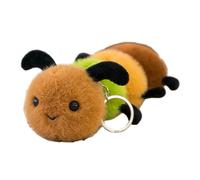 NASSMOSSE Llavero de Peluche de Oruga: Adorable Juguete de Peluche Realista, Suave y tierno con Llavero de Metal para Mochila, para niños (4, 72 Pulgadas)