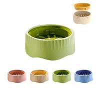 NASTELLA Cuenco convertible 2 en 1 de alimentación lenta para perros, modo regular y lento para comedores rápidos, antihinchazón, rompecabezas interactivo, antideslizante para perros pequeños