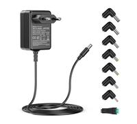 NASTIMA 12V 1A Kids Electric Car Charger para Niños Coche Eléctrico, SUV ATV, Motocicleta, etc., Cargador Universal 12V con Luz Indicadora, Equipado con 8 Tipos de Convertidores