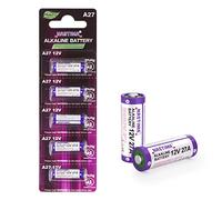 NASTIMA 5 Piezas 27A 12V Batería Alcalina, V27A LR27A MN27 L828 A27 12V Batería