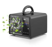 Nastopee Generador de Ozono 60000mg/h, ozono hogar purificador de Aire 400㎡, Temporizador De 120 Minutos, Maquina ozono con Pantalla Táctil, Ozonizador para Casa, Coche, Sótano