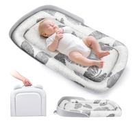 Nastopee Nido para Bebé, Nido para Recién Nacidos de hasta 24 Meses - Cuna Portátil Transpirable de Doble Cara, Ligera y Lavable a Máquina con Bolsa de Transporte - para Dormir, Jugar y Viajar