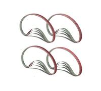 Nastro Abrasivo 5 bandas de lijado 330 x 10 mm, accesorio for lijadora banda abrasiva, amoladora angular, papel lija for madera y metal blando, pulido a máquina para lijadora(60 Grit)