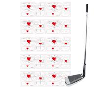 Nastro Adesivo Golf - 10 Fogli Con Guide di Allineamento | Accessorio Allenamento Precisione | Migliora Colpi e per Donne Adolescenti Sport Indoor Outdoor Campo Gara