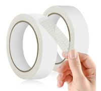 Nastro biadesivo in tessuto da 2 pezzi, nastro per orli resistente per pantaloni e vestiti, senza cuciture e senza ferro da stiro per fissare orli, lavori artigianali, fissaggio tappeti, Cinta de tela