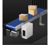Nastro transportador t 800 mm x 90 mm - Trasportatore logistico in metallo per un trasporto efficiente e merci su linee di montaggio - ideale per uso industriale
