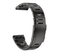 NASUNJIA Correa de reloj de titanio QuickFit 26 mm compatible con Garmin Fenix 7X 7 6 6X Pro 5X Plus Mk2 Correa de metal 22 mm Epix Gen 2 MARQ 955 D2 G1 Pulsera(Color:Dark Gray,Size:QuickFit 22mm)