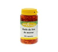 Nat&ampForm Aceite de Hígado de Bacalao 200caps