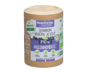 Nat&Form Carbón Vegetal Activado Ecológico Eco-responsable 90 cápsulas