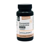 Nat&Form Glucosamina Condroitina + Vitamina C articulaciones 60 cápsulas