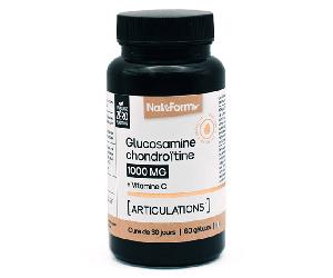 Nat&Form Glucosamina Condroitina + Vitamina C articulaciones 60 cápsulas