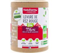 Nat&Form Levadura Roja Arroz Bio 200 Perlas