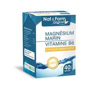 Nat Form Magnsium Marine Vitamin B6 40 Glules