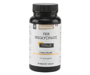 Nat&Form Nature Bisglicinato de hierro tono e inmunidad 30 cápsulas