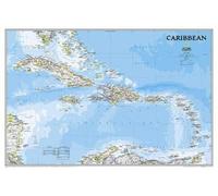 Nat Geo Maps Caribbean Classic Map [Tubed] (Map) (Importación USA)