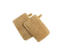 Nat Habit - Back To Natural Secrets - Esponja de baño natural seca al sol Nat Habit para hombres y mujeres, luffa orgánica para baño, ducha, exfoliación de la piel (paquete de 2)