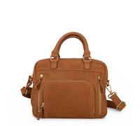Nat & Nin Bolso de piel granulada MINI MACY. Color Marron