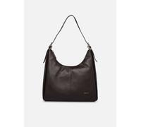 Nat & Nin Bolso de mano de piel TINA. Color Marron