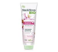 Nat&Nove Bio - Gel de ducha Hidratante, para todo tipo de piel, con Flor de Cerezo Orgánica. Hidrata y limpia suavemente la piel. Bio y Vegano.