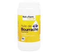 NAT y forma natural aceite de borraja + Vit E 360 cápsulas
