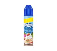 Nata Montada en Spray Central Lechera Asturiana (250g) Tradicional, Sin Lactosa y Ligera - Productos Refrigerados - (6 BOTES SPRAY, Nata Montada Azucarada 250g)