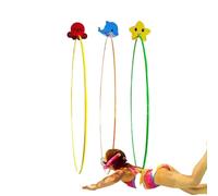 Natación A Través de Anillos, Juguetes de Piscina Anillos de Buceo | Programa de Formación de Piscina 3X sub,Alta estabilidad de Anillos flotantes de Natación para Prácticas de buceo