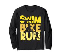 Natación Bicicleta Carrera Triatleta Triatlón Triatlones Manga Larga