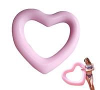 Natación en forma de corazón de piscina, anillos de piscina en forma de corazón, flotador de piscina, juguete de flotador de verano, suministros de fiesta para niñas
