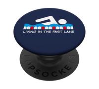 Natación - Vivir en el Carril rápido PopSockets PopGrip Adhesivo