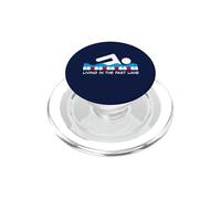 Natación - Vivir en el Carril rápido PopSockets PopGrip para MagSafe