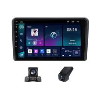 【Natale】 HYNMSM Estéreo de Coche Doble DIN de 9 Pulgadas para Au-di A3 2 8P 2003-2013 S3 2 2006-2012 Sistema Multimedia de Coche Android 13 Bluetooth CarPlay DVR + Cámara de Respaldo GPS Controles