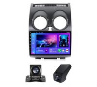 【Natale】 HYNMSM Radio de Coche con Pantalla táctil para Qashqai 1 J9 2006-2013 Control del Volante 9 Pulgadas GPS FM RDS Cámara Trasera + DVR CarPlay Android Auto 4G + WiFi BT5.0 1280 * 7