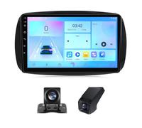 【Natale】 HYNMSM Radio de Pantalla táctil HD para Coche para Me-rcedes Be-NZ Smart Fortwo 3 C453 A453 W453 2014-2020 Control del Volante 9 Pulgadas GPS FM RDS Cámara Trasera + DVR CarPlay Android A