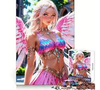 Natalia - Impresionante Rompecabezas de Anime de 1000 Piezas para Adolescentes Juguete fácil de Usar y con un diseño de ángel Un Regalo increíble (50x75cm)