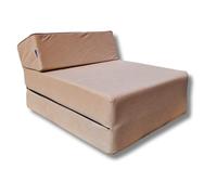 Natalia Spzoo Colchón Plegable Cama de Invitados colchón de Espuma 160 x 60 x 12 cm (1009 Beige)