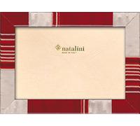 NATALINI Croma Rossa 10X15 Marco de Fotos con Soporte para Mesa, Tulipwood, Rojo, 10 X 15 X 1,5