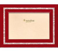 NATALINI MPB Rosso 10X15 Marco de Fotos con Soporte para Mesa, Madera, Rojo, 10 X 15 X 1,5