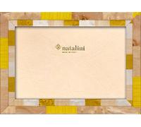 NATALINI Nice GialloPC 13X18 Marco de Fotos con Soporte para Mesa, Madera, Amarillo, 13 X 18 X 1,5