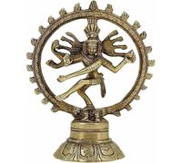 Nataraja Dancing Shiva Hindu God - Figura de latón, 14 cm