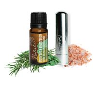 Natasha Set de aromaterapia con inhalador - Inspiración y concentración - romero y limón estimulantes