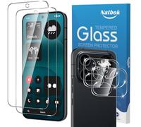 Natbok 2+2 Piezas Protector de Pantalla para Nothing Phone 4a Pro 5G con Protección de Cámara,Cristal Templado,Dureza 9H,Antihuellas,Sin Burbujas,Ultra Transparente Premium Vidrio Templado