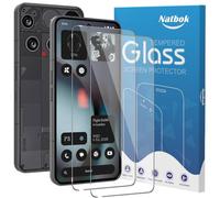 Natbok 2 Piezas Protector de Pantalla para Moto G13 / Nothing Phone (3) / Honor X8b 5G, Dureza 9H, Antihuellas, Sin Burbujas, Ultra Transparente Premium Cristal Vidrio Templado para Nothing Phone 3