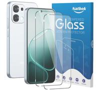 Natbok 2 Piezas Protector de Pantalla para Oppo A6 Pro/Find X8/X9/Honor Magic 8,Dureza 9H,Antihuellas,Sin Burbujas,0.33mm Ultra Transparente Premium Cristal Vidrio Templado para Oppo A6 Pro