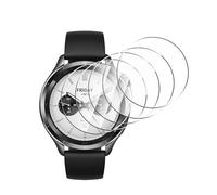 Natbok 5 Piezas Protector de Pantalla para Xiaomi Watch S4,Dureza 9H,Antihuellas,Sin Burbujas, Ultra Transparente Premium Cristal Vidrio Templado para Mi Watch S4